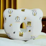Ортопедическая подушка мишка Little tiger 0+ мес Белый