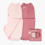 Пеленка кокон Momcozy Swaddle wraps 0-3 мес Pink