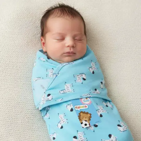 Фото Пеленка кокон SwaddleMe на липучке Слон жираф Белый