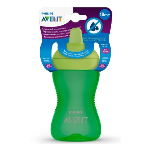 Фото Philips Avent Чашка-поильник с мяг. носиком 300 мл, 18мес+ SCF804/03