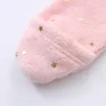Плюшевый слип с закрытыми ручками Звездочки с ушками Розовый — 4