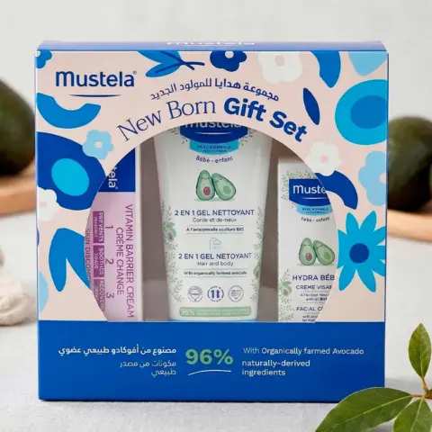 Фото Подарочный набор Mustela для новорождёного 3 в 1