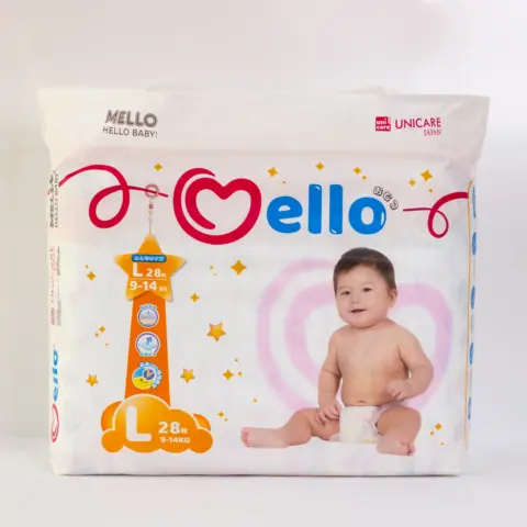 Фото Подгузники Mello L 9-14 кг 28 шт