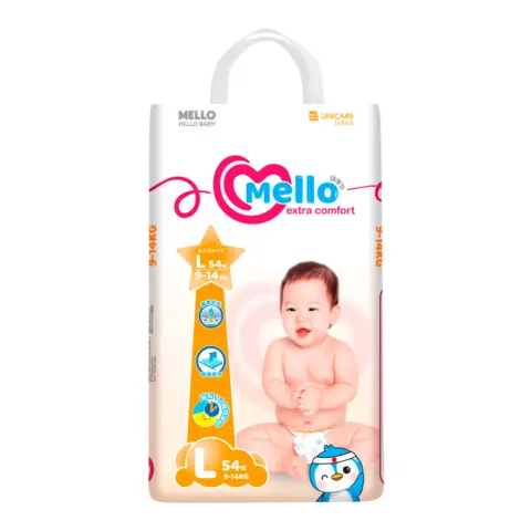 Фото Подгузники Mello L 9-14 кг 54 шт