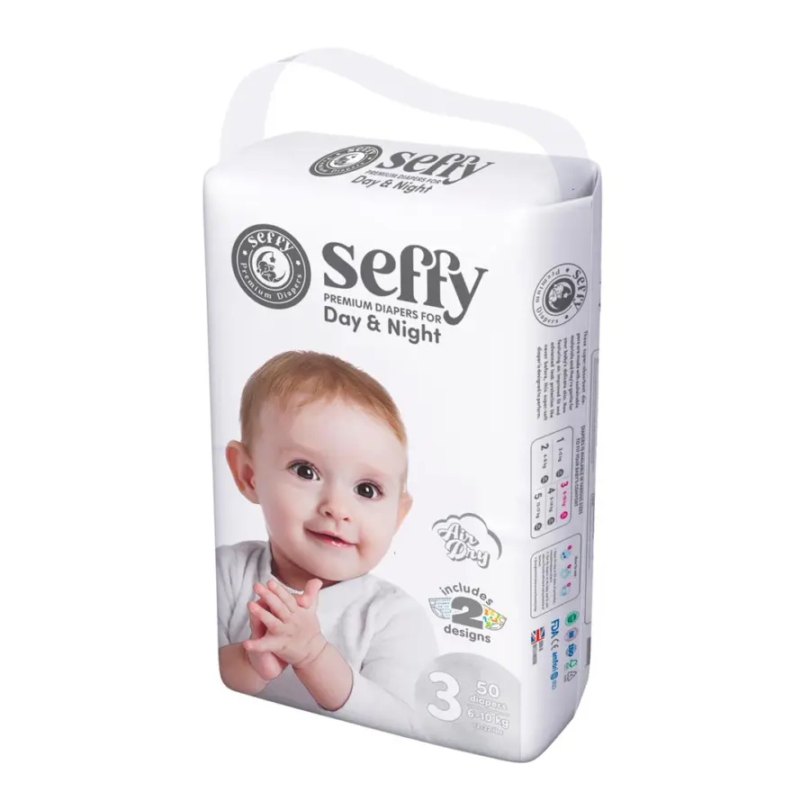Подгузники Seffy 3 6-10 кг 50 шт — 6