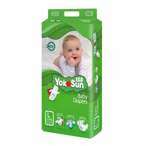 Фото Подгузники YokoSun Eco L (9-13 кг) 50 шт