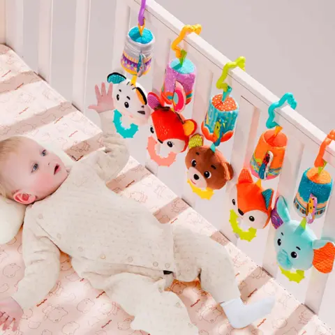 Фото Подвесная игрушка погремушка Sozzy Elephant Голубой