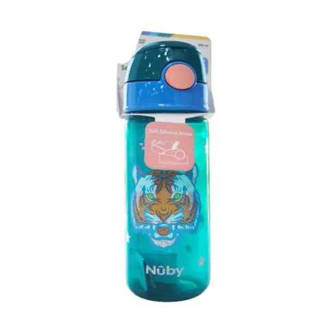 Фото Поильник Nuby мягким носиком Flip-it путешествие 540 мл 6+ мес