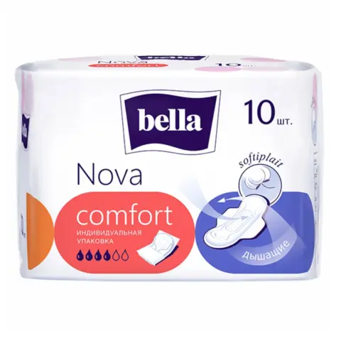 Фото Прокладки Bella Nova Comfort 4 кап 10 шт