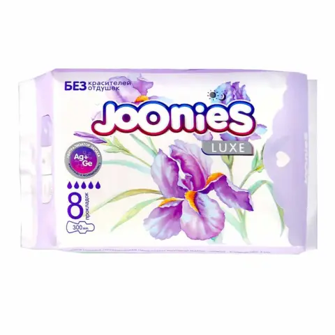 Фото Прокладки Joonies Luxe Night 8 шт
