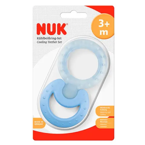 Фото Прорезыватель NUK для десен с охлаждающим кольцом 3+ мес.