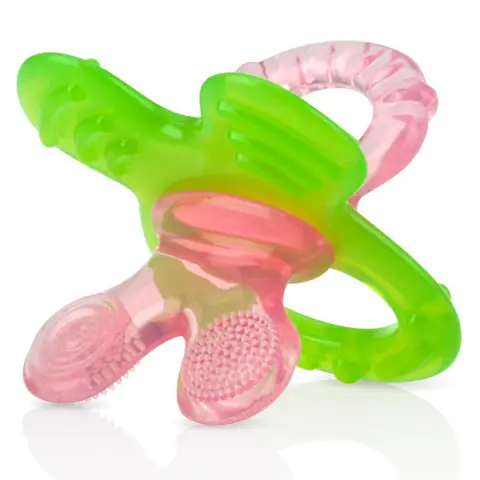 Фото Прорезыватель силиконовый Nuby Chewbies antennae 0+мес.