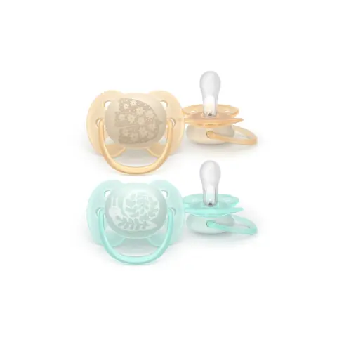 Фото Пустышка Philips Avent Ultra Soft 0-6 мес 2 шт SCF091/41