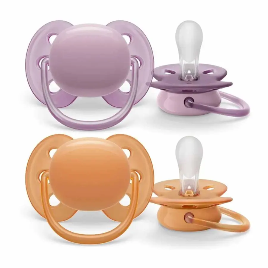 Пустышка Philips Avent Ultra soft 6-18 мес 2 шт — 4