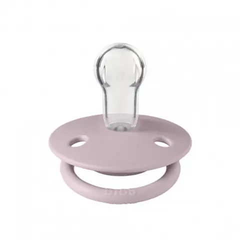 Фото Пустышка силиконовая BIBS De Lux - Dusky Lilac 0+ мес