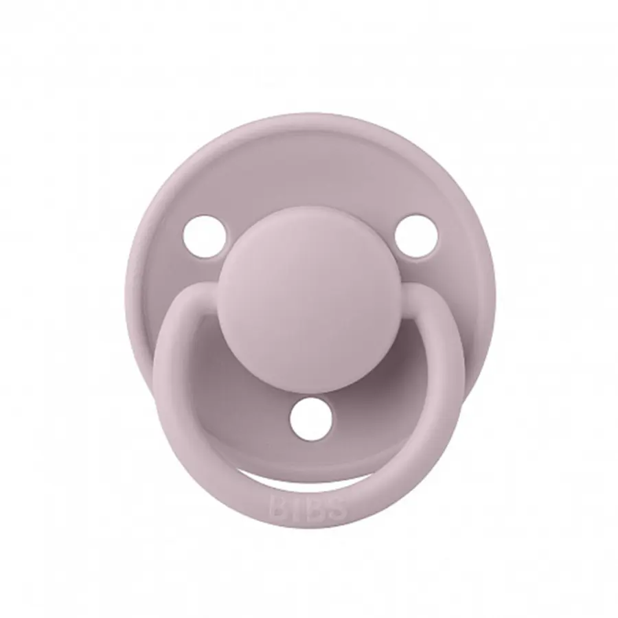 Пустышка силиконовая BIBS De Lux - Dusky Lilac 0+ мес — 2