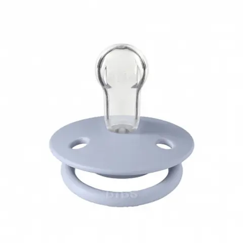 Фото Пустышка силиконовая BIBS De Lux - Dusty Blue 0+ мес