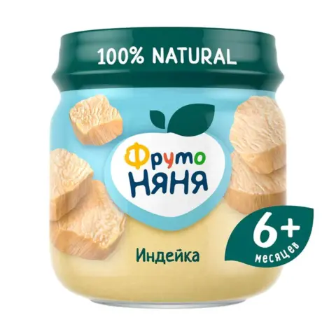 Фото Пюре ФрутоНяня индейка 80 гр 6+ мес