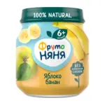 Пюре ФрутоНяня яблоко банан 100 гр 6+ месяцев — 2