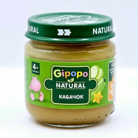 Фото Пюре GIPOРО кабачок 80 гр 4+ мес
