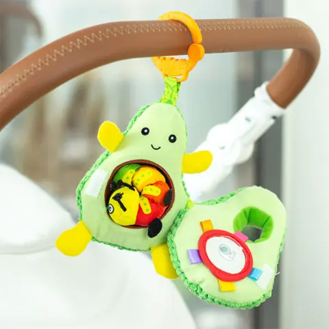 Фото Развивающая мягкая подвеска Jolly Baby Avocado 0+ мес