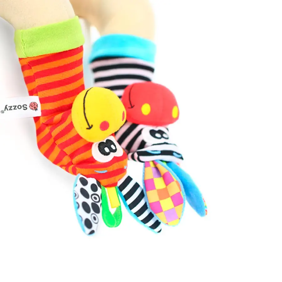 Развивающий комплект носки+браслеты Sozzy Zebra — 4