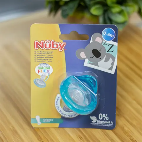 Фото Силиконовая пустышка Nuby Cherry Classic, 0-6 мес.