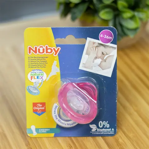 Фото Силиконовая пустышка Nuby Cherry Classic, 6-36 мес.