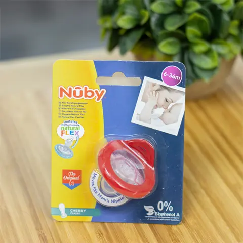 Фото Силиконовая пустышка Nuby Cherry Classic, 6-36 мес.