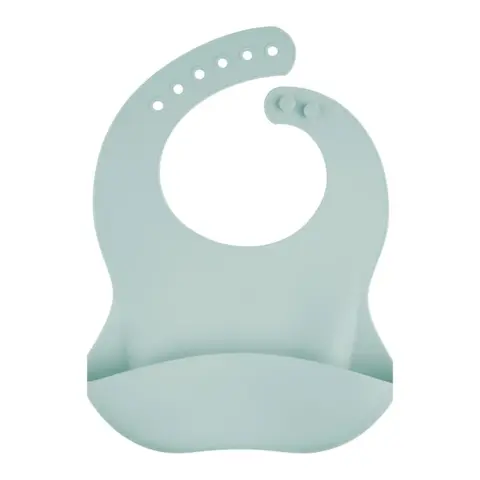 Фото Силиконовый нагрудник Canpol Babies Bib with pocket Берюзовый
