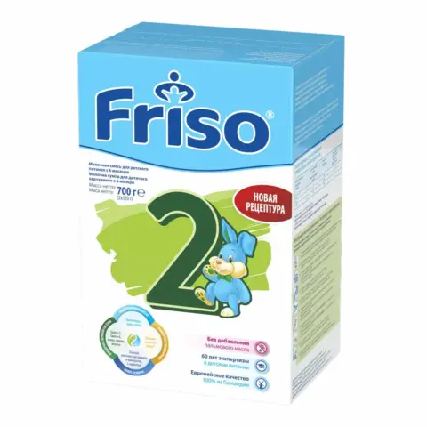 Фото Смесь Friso 2 молочная 700 гр 6-12 мес