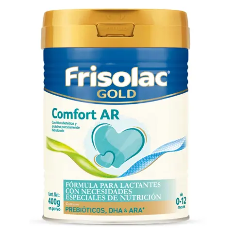 Фото Смесь Frisolac Gold Comfort AR молочная 400 гр. 0-6 мес.