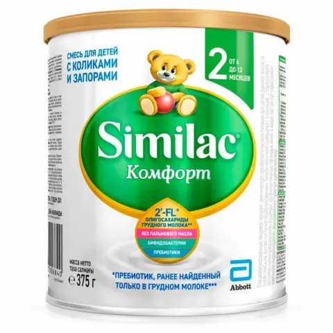 Фото Смесь Similac Комфорт 2 6-12 мес 375 гр