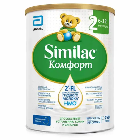 Фото Смесь Similac Комфорт 2 6-12 мес 750 гр