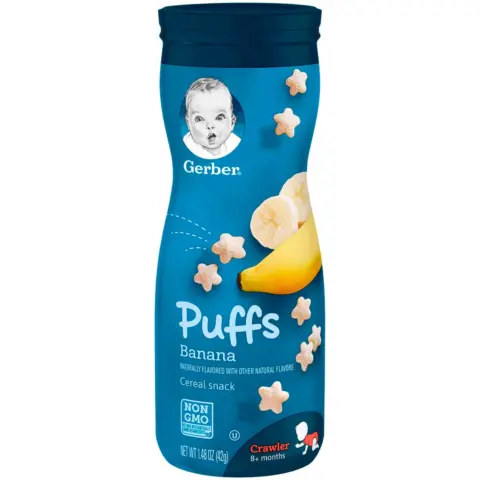 Фото Снеки Gerber Puffs банан 8+ мес 42 гр