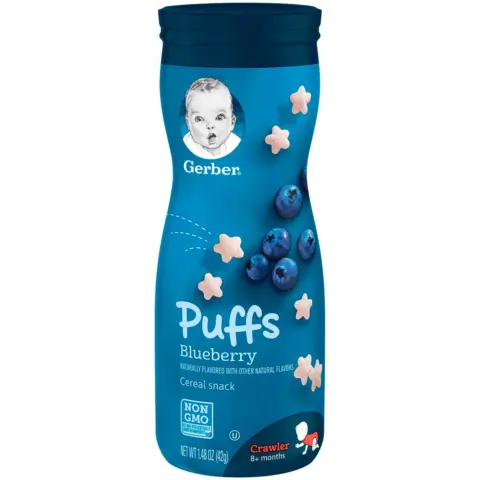 Фото Снеки Gerber Puffs черника 8+ мес 42 гр
