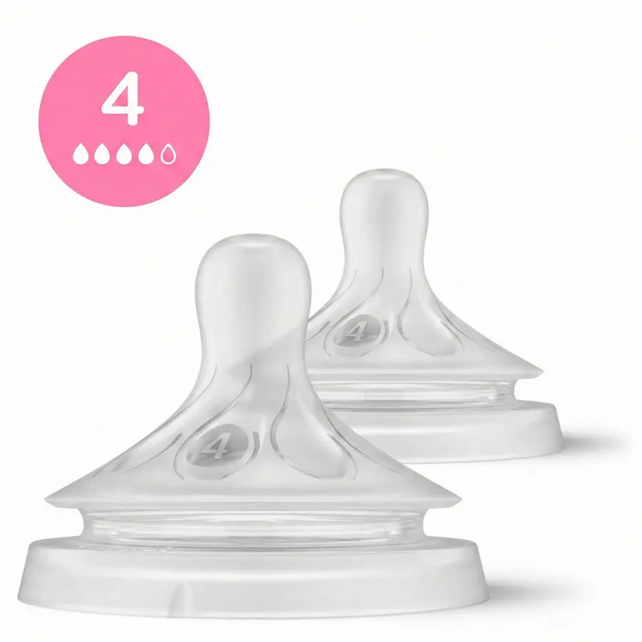 Соска Philips Avent Natural Response 2шт. 3+мес. SCY964/02 средний поток — 4
