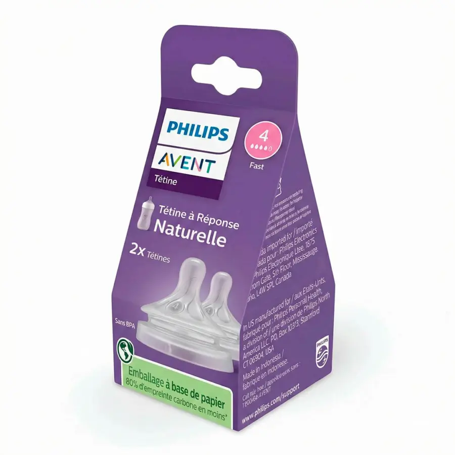 Соска Philips Avent Natural Response 2шт. 3+мес. SCY964/02 средний поток — 8