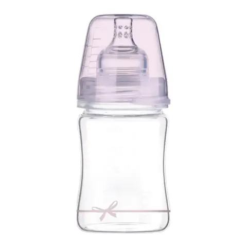 Фото Стеклянная бутылочка LOVI DIAMOND GLAS 150 мл Baby Shower для девочки
