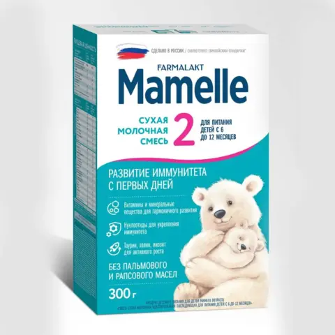 Фото Сухая молочная смесь Mamelle 2 300 гр 6-12мес