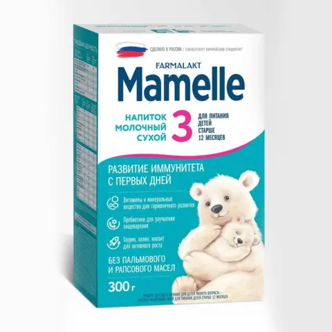 Фото Сухая молочная смесь Mamelle 3 300 гр 12+мес