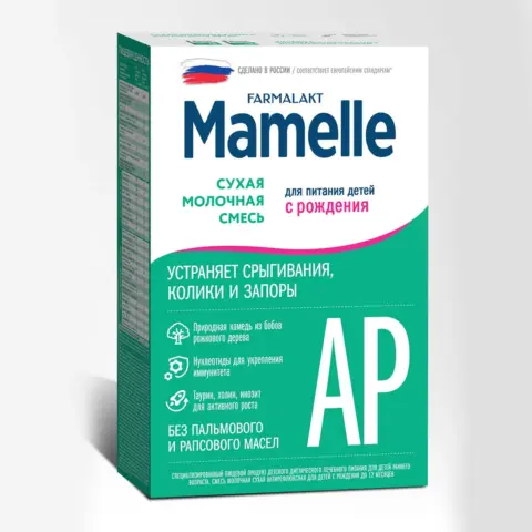 Фото Сухая молочная смесь Mamelle AR 300 гр 6-12 мес