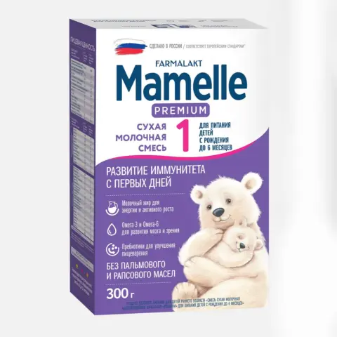 Фото Сухая молочная смесь Mamelle Premium 1 300 гр 0-6 мес
