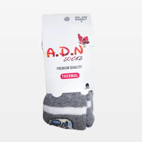 Фото Термо колготки A.D.N Socks Машина Серый