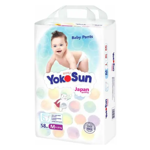 Фото Трусики-подгузники YokoSun Comfort M (6-10 кг) 58 шт