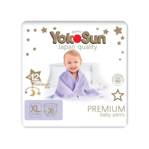 Фото Трусики-подгузники YokoSun Premium XL (12-20 кг) 38 шт