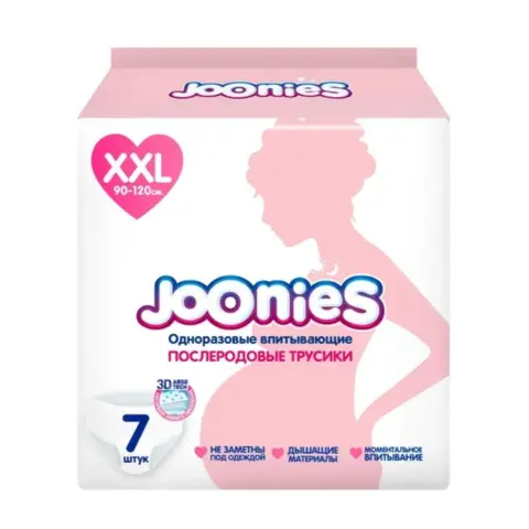 Фото Трусы послеродовые Joonies одноразовые XXL 7 шт