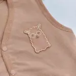 Жилетка Bebetto на клепках лама Коричневый — 2