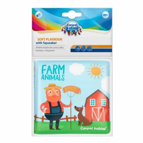 Фото Книжка-пищалка Canpol Babies Farm animals
