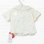 Пижама 2ка Bebetto рубашка + штаны Елочки Белый